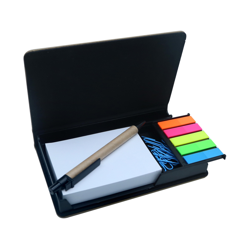 Suporte para bloco de notas retangular em couro sintético a laser