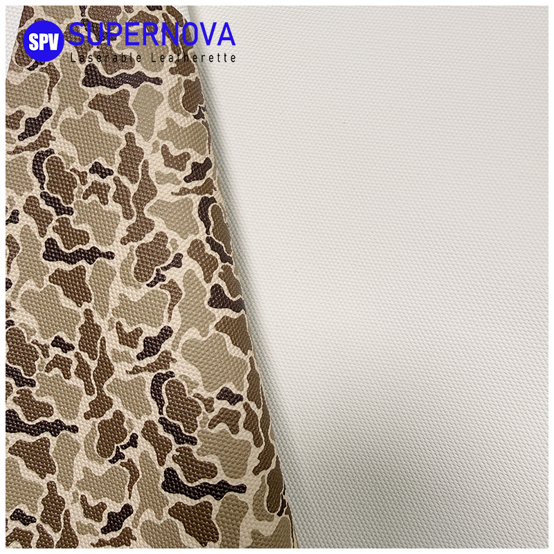 Folhas de couro sintético Canvas Pro White para laser com adesivo/sem adesivo
