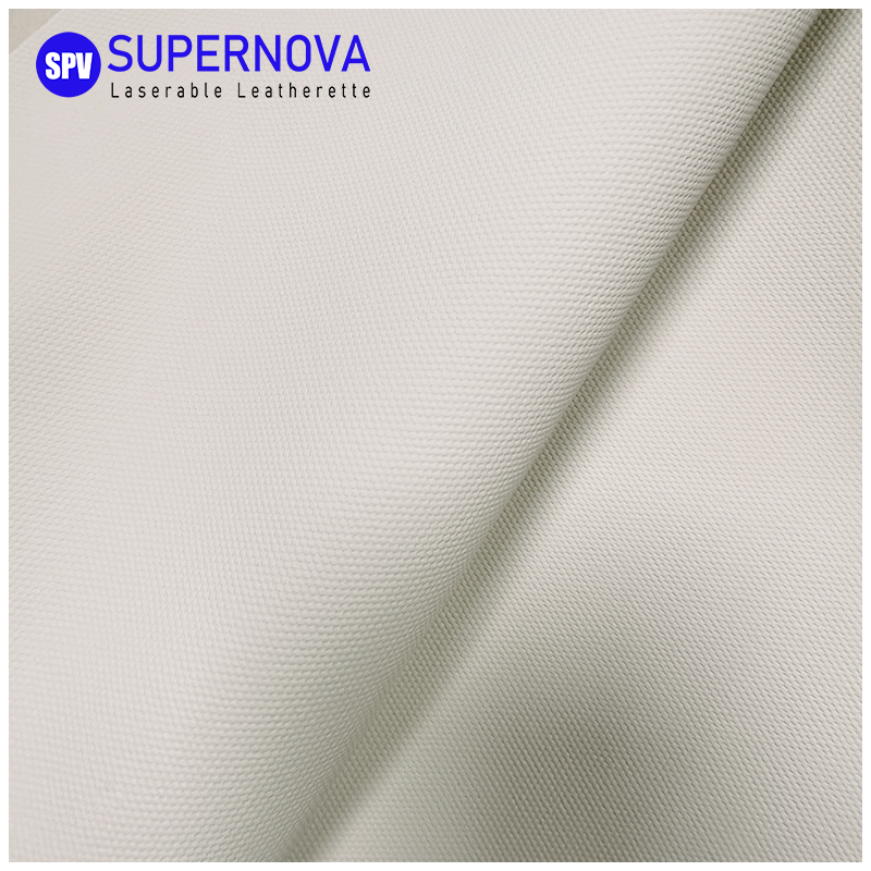 Folhas de couro sintético Canvas Pro White para laser com adesivo/sem adesivo