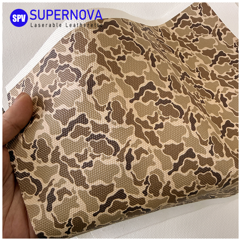 Folhas de couro sintético Canvas Pro White para laser com adesivo/sem adesivo