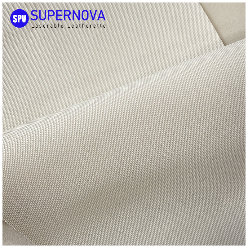 Folhas de couro sintético Canvas Pro White para laser com adesivo/sem adesivo