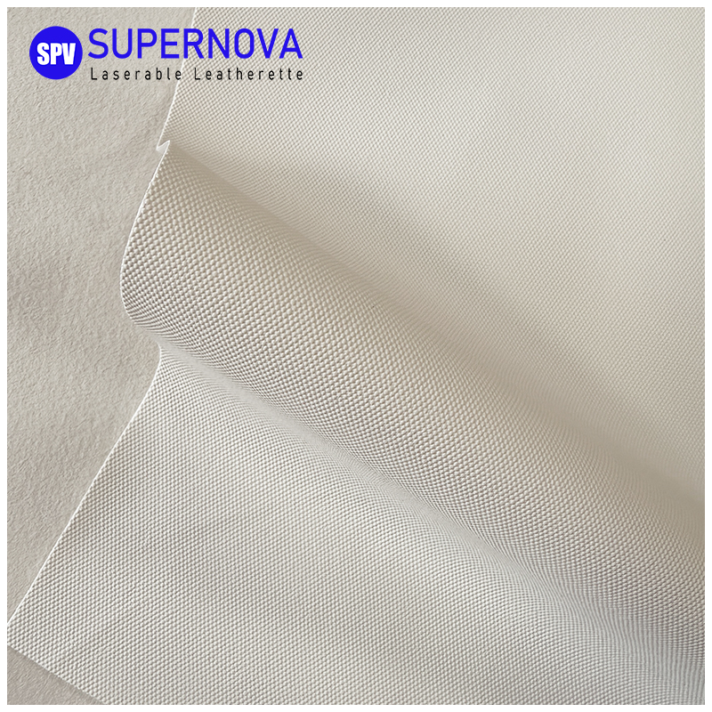 Folhas de couro sintético Canvas Pro White para laser com adesivo/sem adesivo