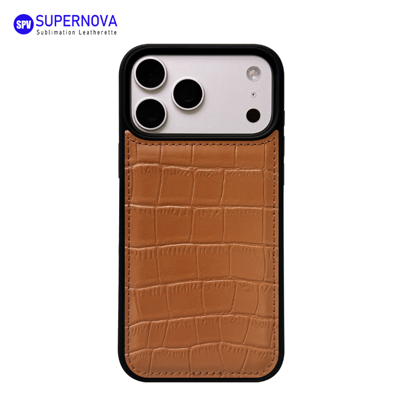 Capa de telefone em couro sintético laserável