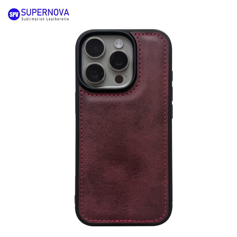 Capa de telefone em couro sintético laserável