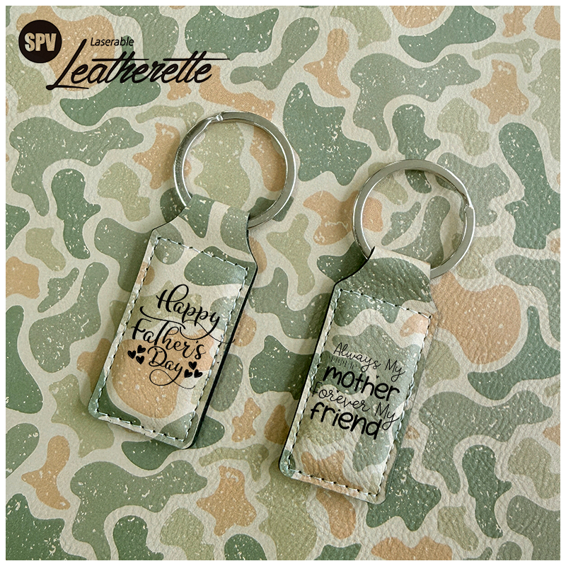 Folha de couro sintético camuflado a laser com adesivo/sem adesivo