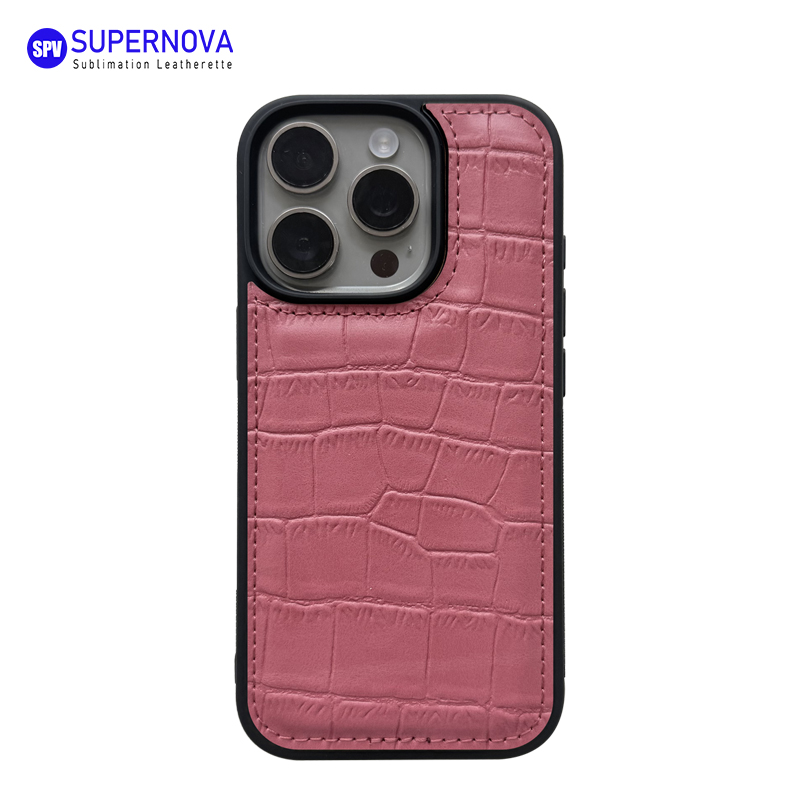 Capa de telefone em couro sintético laserável