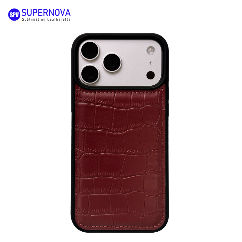 Capa de telefone em couro sintético laserável