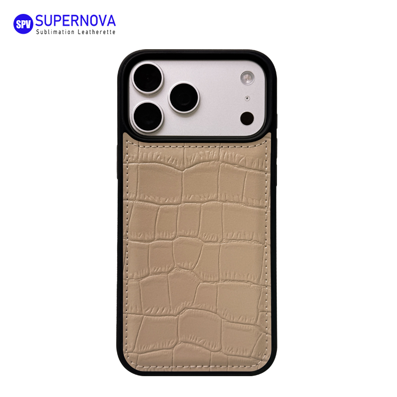 Capa de telefone em couro sintético laserável