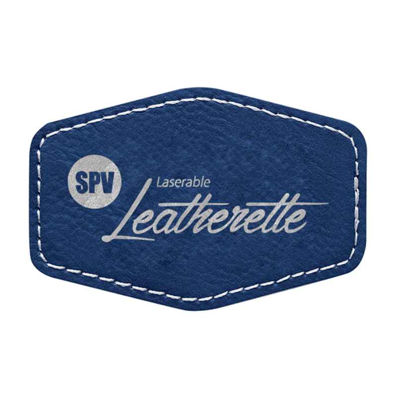 Patches de couro sintético hexagonal de 3' x 2'