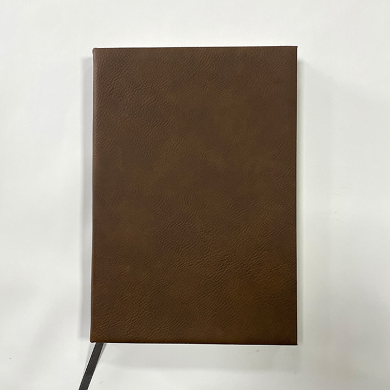 Livro de desenho em couro sintético laserável 7 x 9 3/4