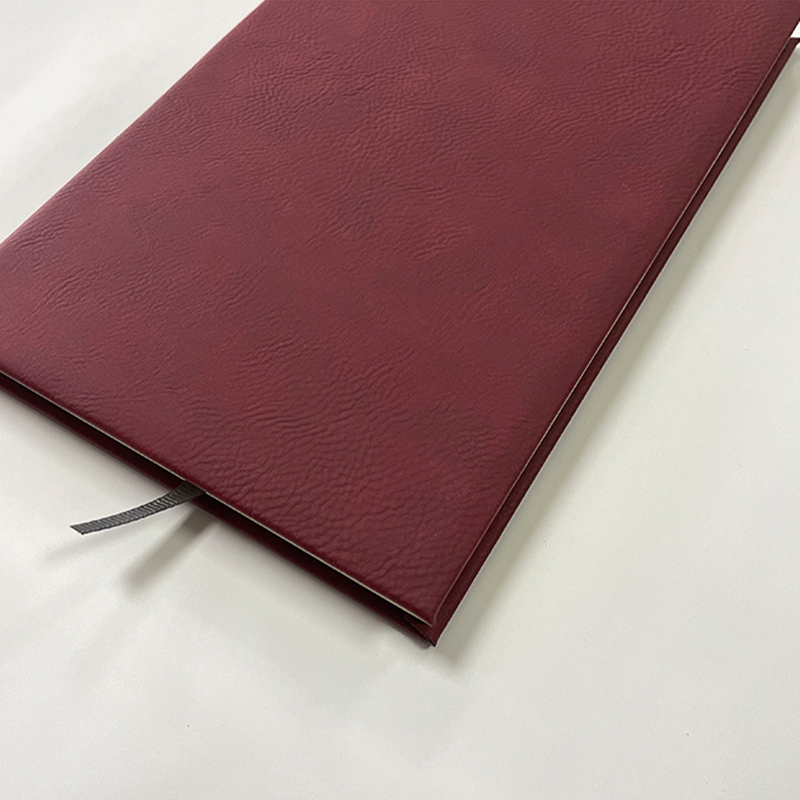 Livro de desenho em couro sintético laserável 7 x 9 3/4