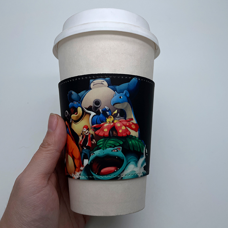 Capa para caneca em couro sintético para sublimação Capa para caneca em couro sintético para sublimação