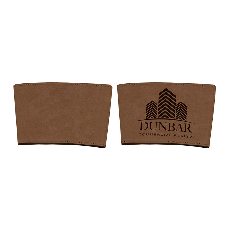 Capa para caneca em couro sintético laserável Capa para caneca em couro sintético laserável