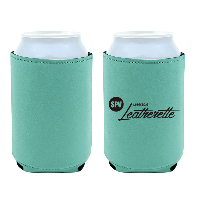 Porta-bebidas em couro sintético laserável Porta-bebidas em couro sintético laserável