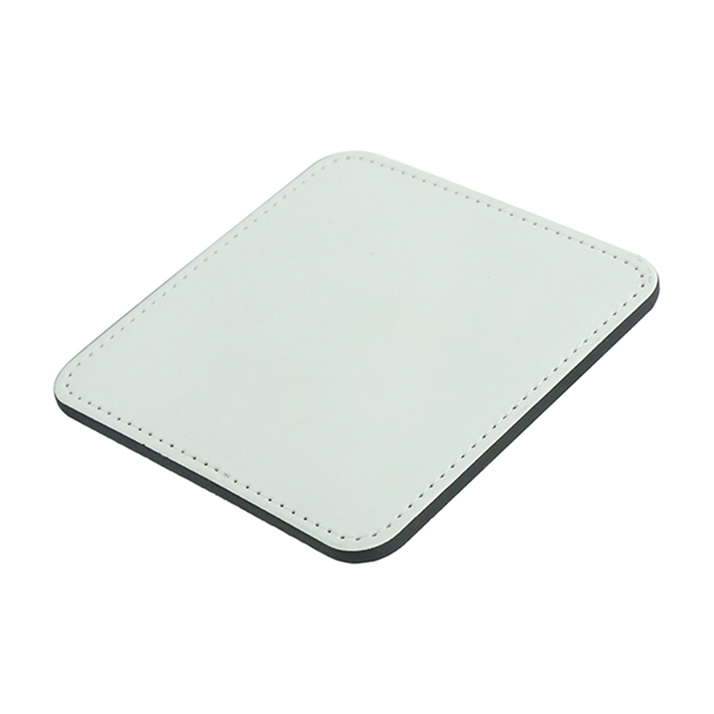 Porta-copos para canecas de couro PU de sublimação -Quadrado