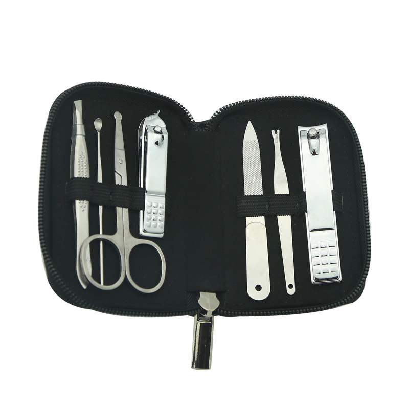 Conjunto de manicure de couro pu de sublimação