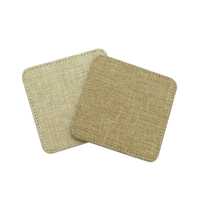 Sublimation Jute Coaster-Square Sublimation Jute Coaster-Square