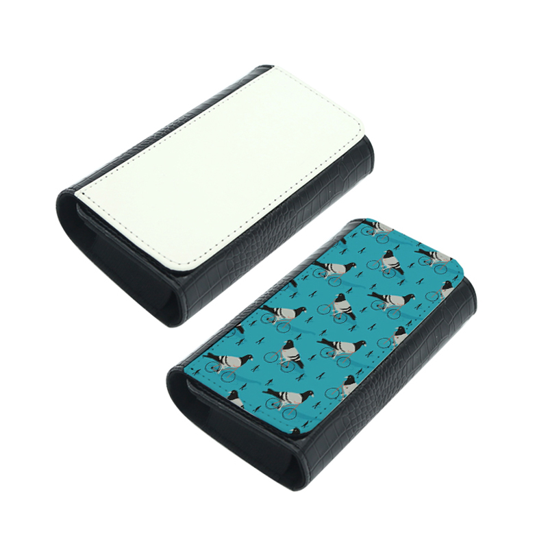 Estojo para óculos de couro PU de sublimação Estojo para óculos de couro PU de sublimação