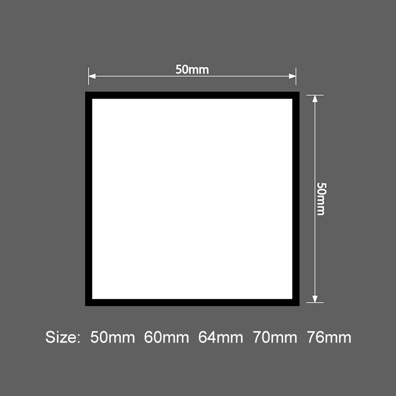 Patches de couro sintético de sublimação quadrada de 3' x 3' com adesivo