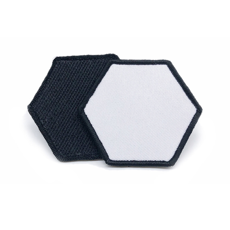 2 1/2' x 2 1/2' Patches de couro sintético de sublimação quadrada com adesivo