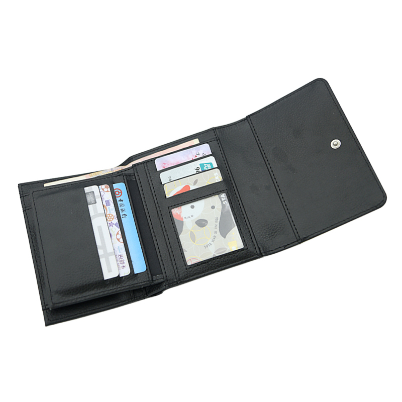 Carteira de couro sintético de sublimação com couro PU interno - Médio Carteira de couro sintético de sublimação com couro PU interno - Médio