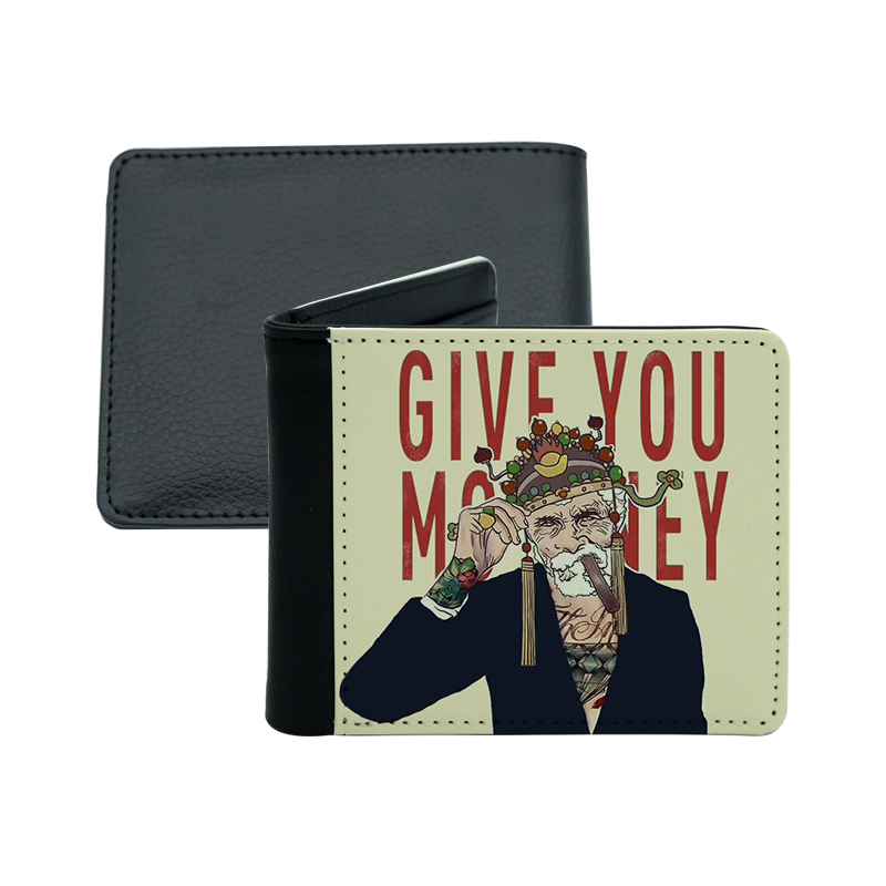 Carteira Bifold Masculina em Couro Sublimado