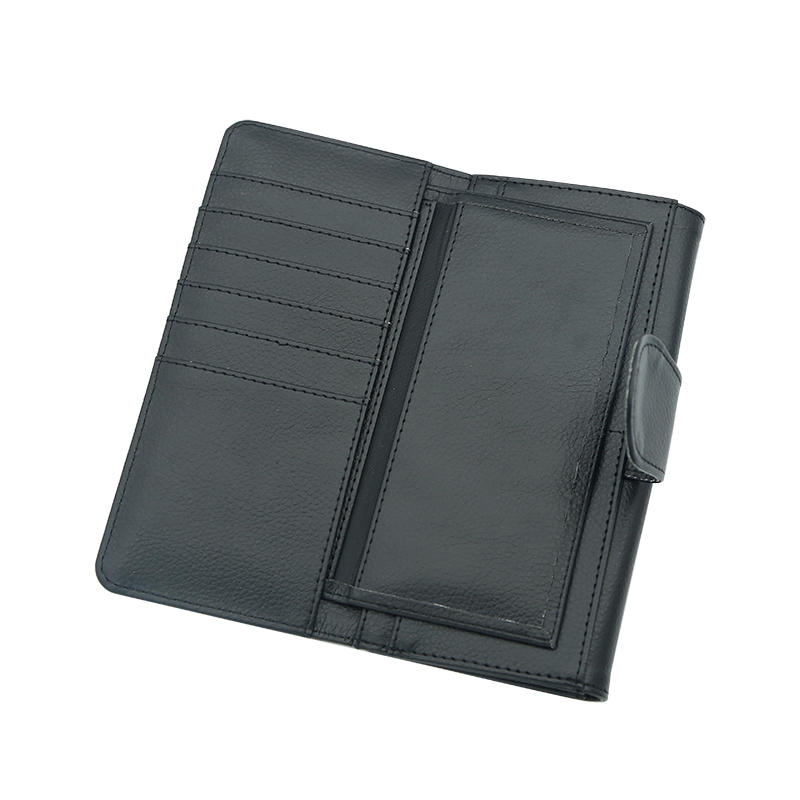 Carteira de couro sintético de sublimação com couro PU interno - longa Carteira de couro sintético de sublimação com couro PU interno - longa