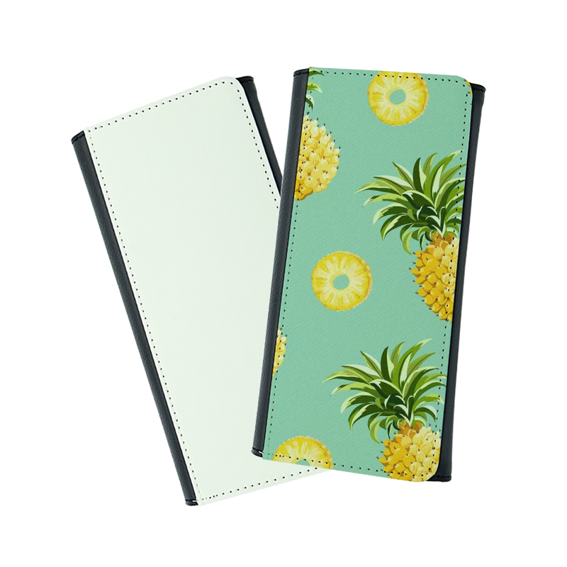 Carteira de couro sintético de sublimação com couro PU interno - longa Carteira de couro sintético de sublimação com couro PU interno - longa