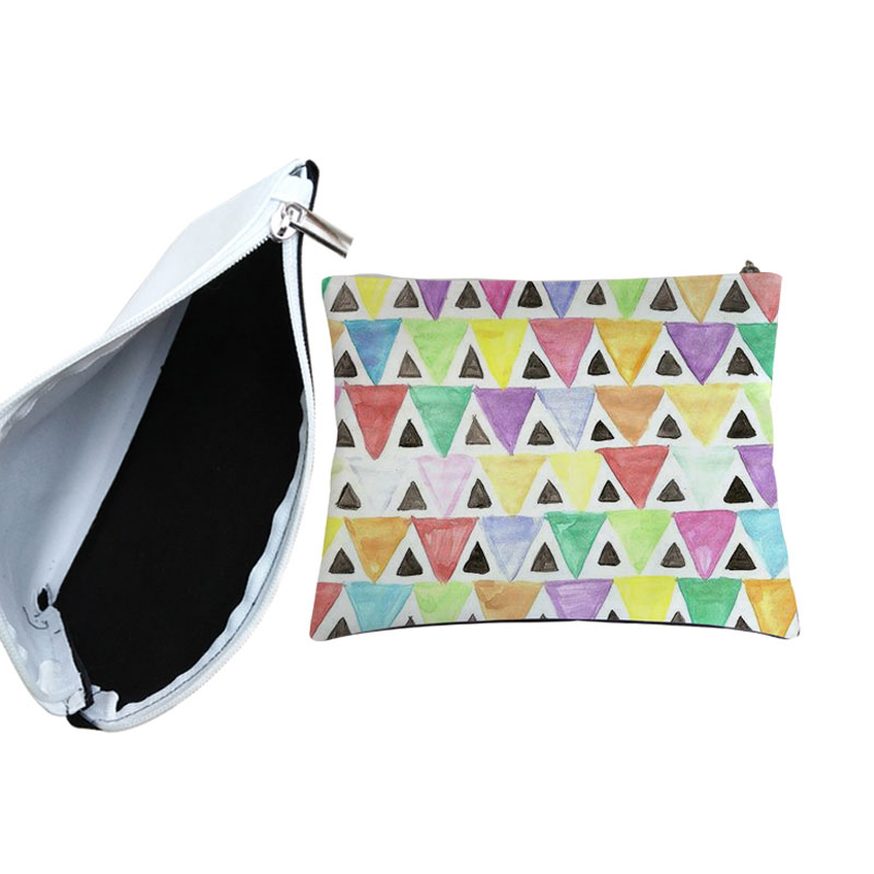 Bolsa cosmética/bolsa de lápis em tecido de sublimação - tamanho L