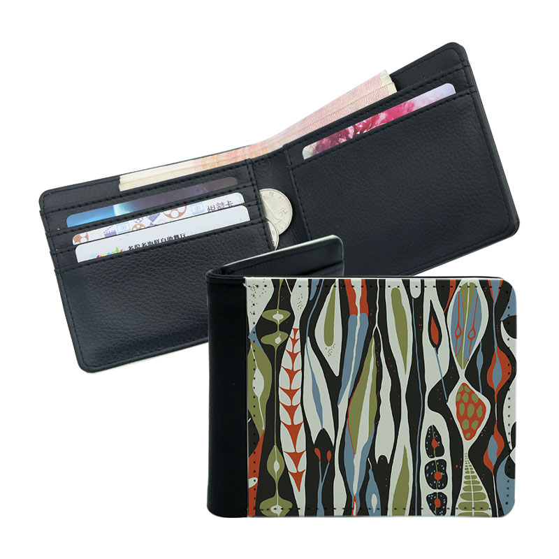 Carteira Bifold Masculina em Couro Sublimado