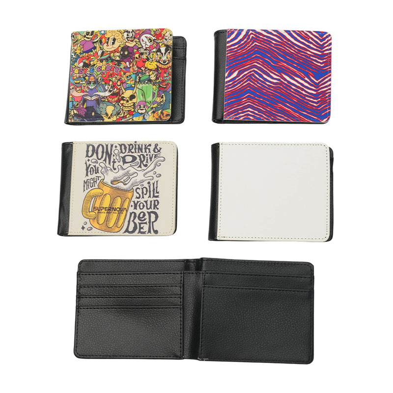 Carteira Bifold Masculina em Couro Sublimado