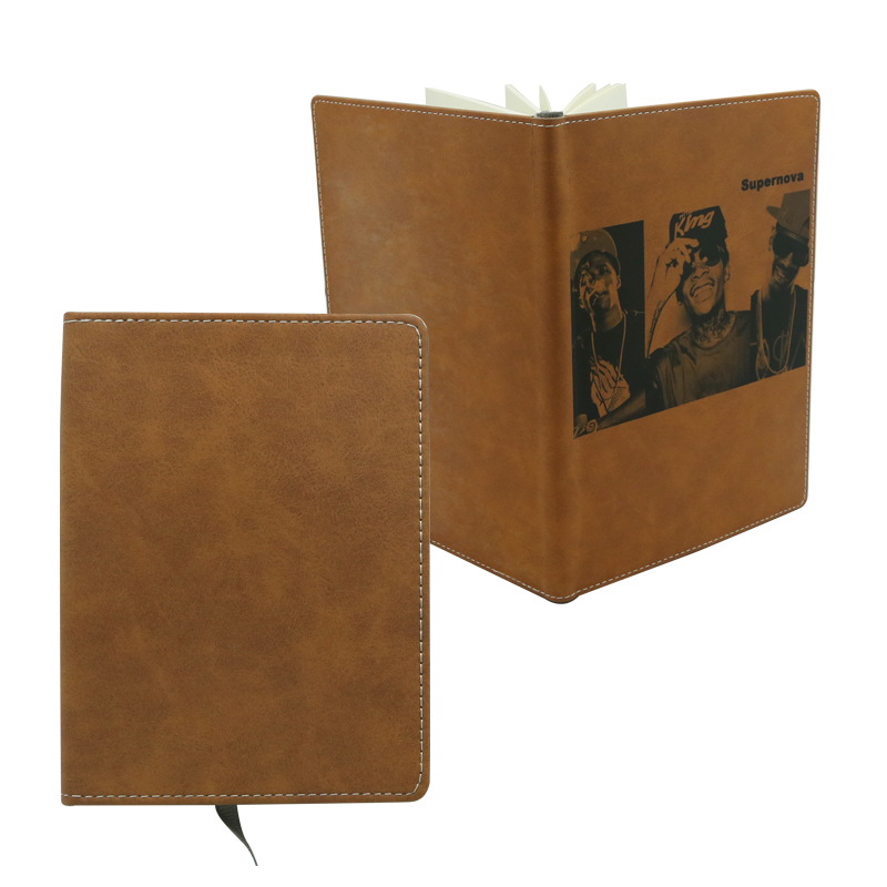 Caderno de Couro Cor Sublimação - Tamanho A5 Caderno de Couro Cor Sublimação - Tamanho A5