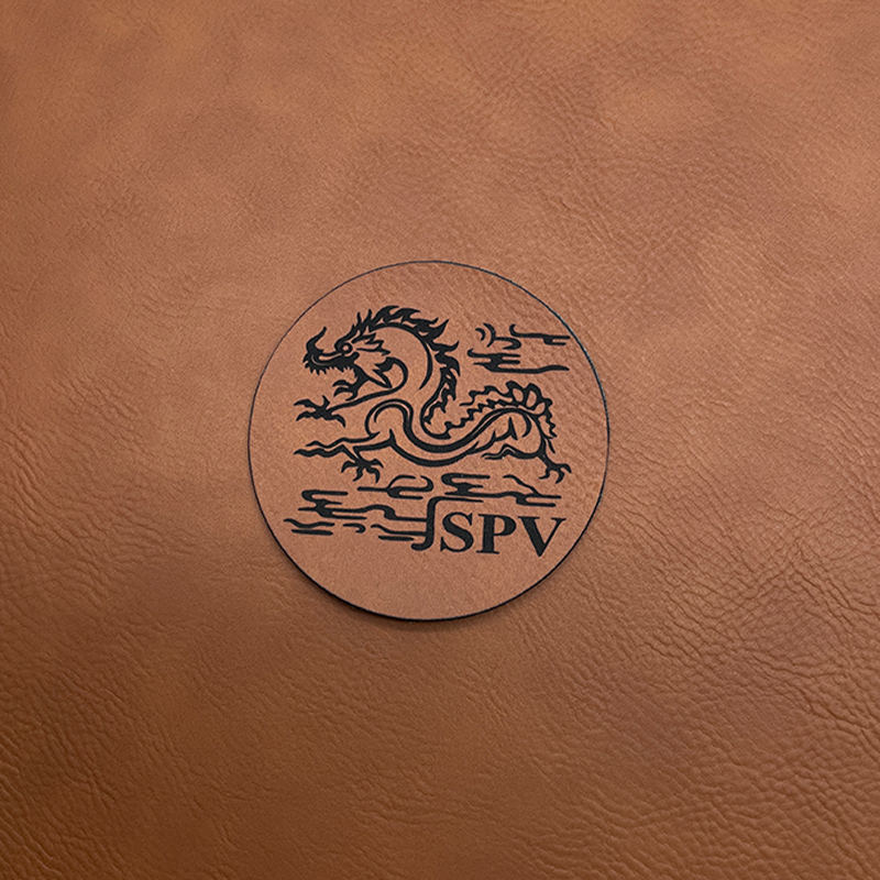 Folhas de couro sintético de camada dupla com adesivo/sem adesivo