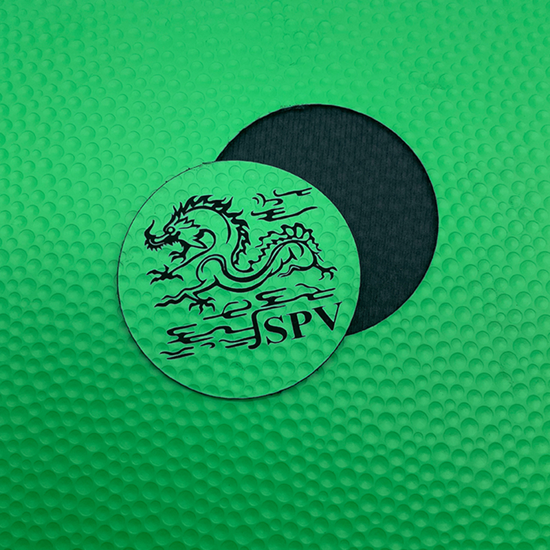 Folhas de couro sintético com textura de golfe a laser com adesivo/sem adesivo