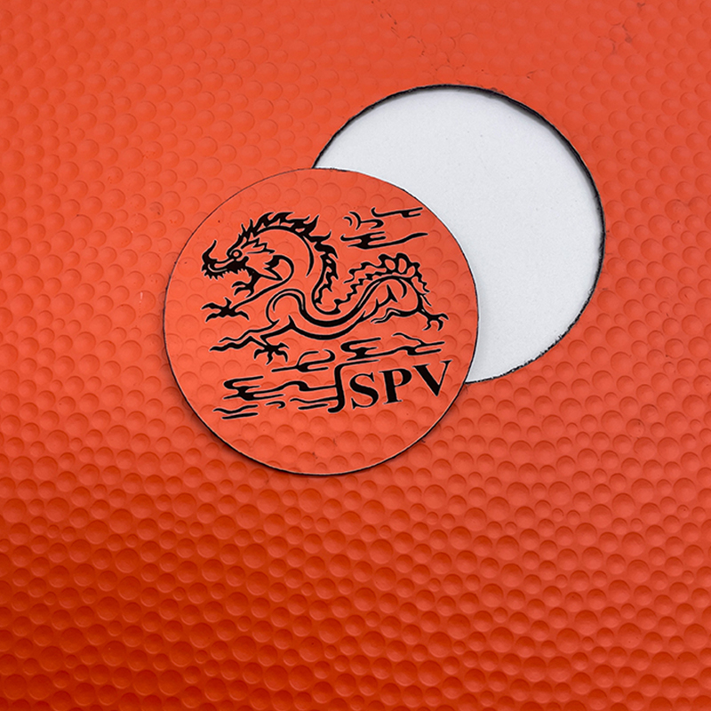 Folhas de couro sintético com textura de golfe a laser com adesivo/sem adesivo