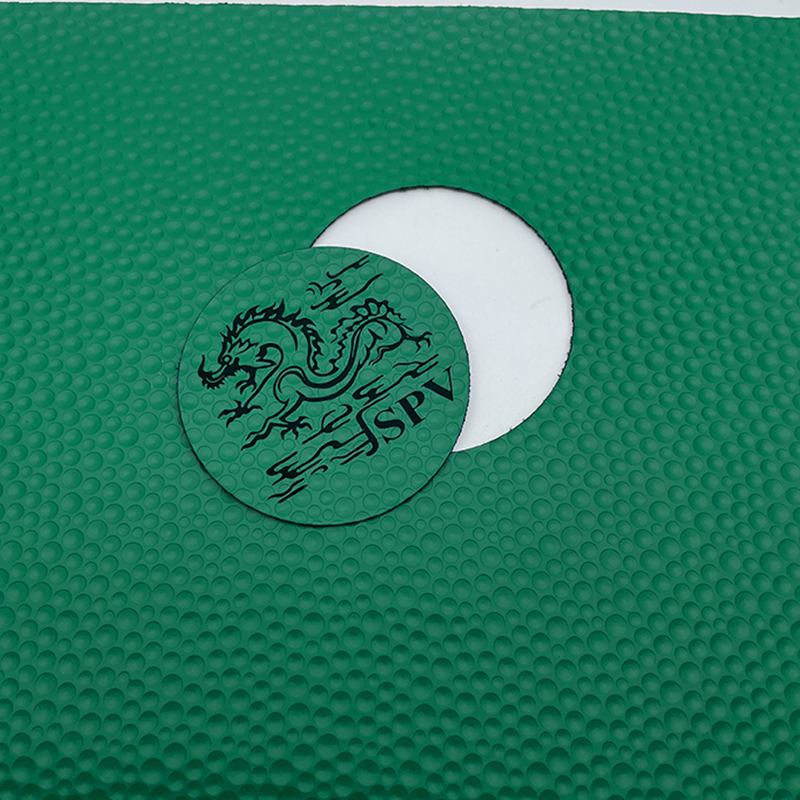 Folhas de couro sintético com textura de golfe a laser com adesivo/sem adesivo